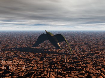 Struggling Bird